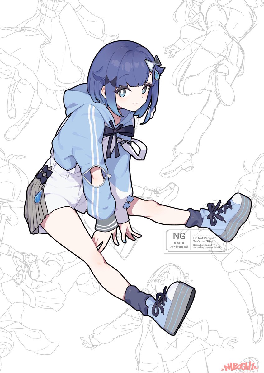 「【ぶいすぽっ!全員描く企画】(7/25) 7枚目はこかげんぬ! #つむぎふと 集」|ニボシドリップのイラスト