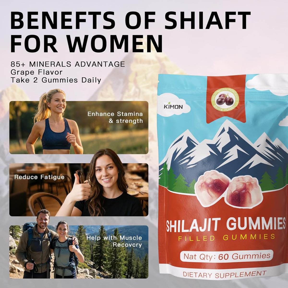 TheTrendy_Times's tweet image. Himalayan Shilajit Gummies - Grape Flavor Natural Shilajit Gummies for Men &amp;amp; Women, Energy Booster with Ashwagandha and 85+ Minerals, 60 Gummies
#shilajitgummies #energybooster #amazonfinds #HealthyLiving 
amzn.to/45TRaf1