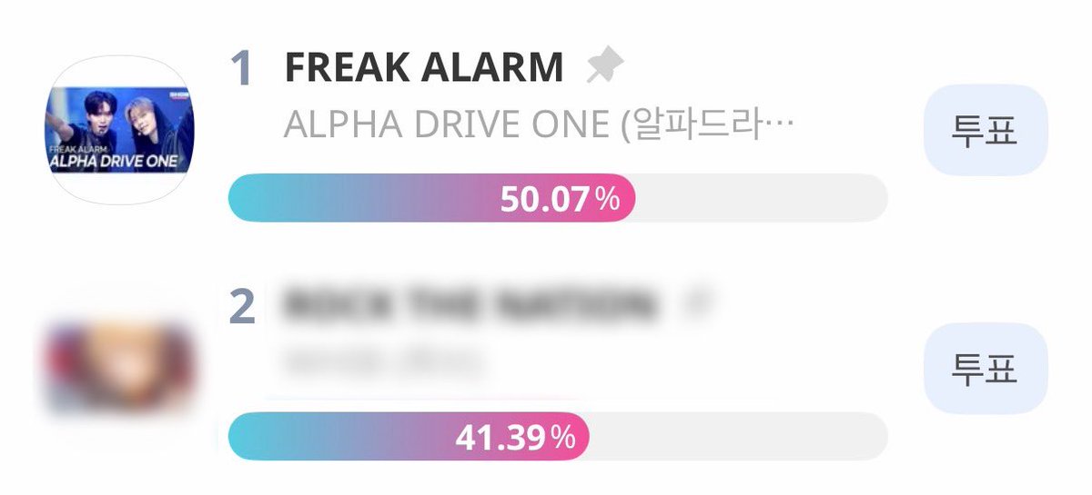 알파드라이브원 투표총공팀 tweet media