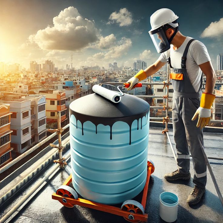 leakfixmaster's tweet photo. Protecting Water Tanks From Leakage 🚰🛡️ Choose expert waterproofing for overhead tanks to seal cracks, ensure safe water storage, and extend tank life — powered by Leak Fix Master. #OverheadTankWaterproofing #SafeWater #LeakFixMaster 🔗 https://t.co/3DlhXRfAqb https://t.co/8F9BuO704e