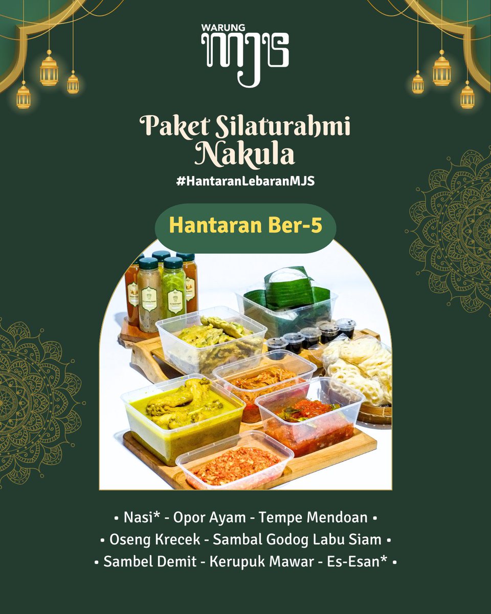MJSetiabudi's tweet photo. Gak terasa sudah mendekati bulan Ramadan ya. Walaupun sibuk sama kegiatan satu sama lain, bukan alasan untuk gak jalin silaturahmi 😊
Tapi tenang aja, kita tetep nemenin kamu selama Ramadan kali ini sama menu-menu spesial nih buat jalin #silaturahmi.
Monggo langsung dicek~ https://t.co/nGanOPNj4H