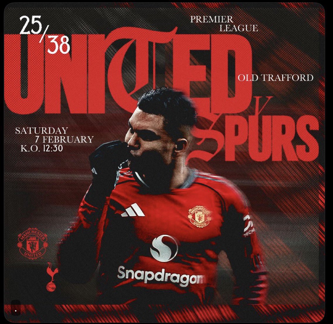PREDICT &amp; WIN ⚽️
Man Utd 🆚 Tottenham Hotspur

Predict the correct scoreline and stand a chance to win a cash price 💸

How to Participate 👇 
1️⃣ Follow &amp; Like this post 
2️⃣ Repost 
3️⃣ Comment your correct score 
4️⃣ Tag 3 friends in your comment

I will be in the comment section.