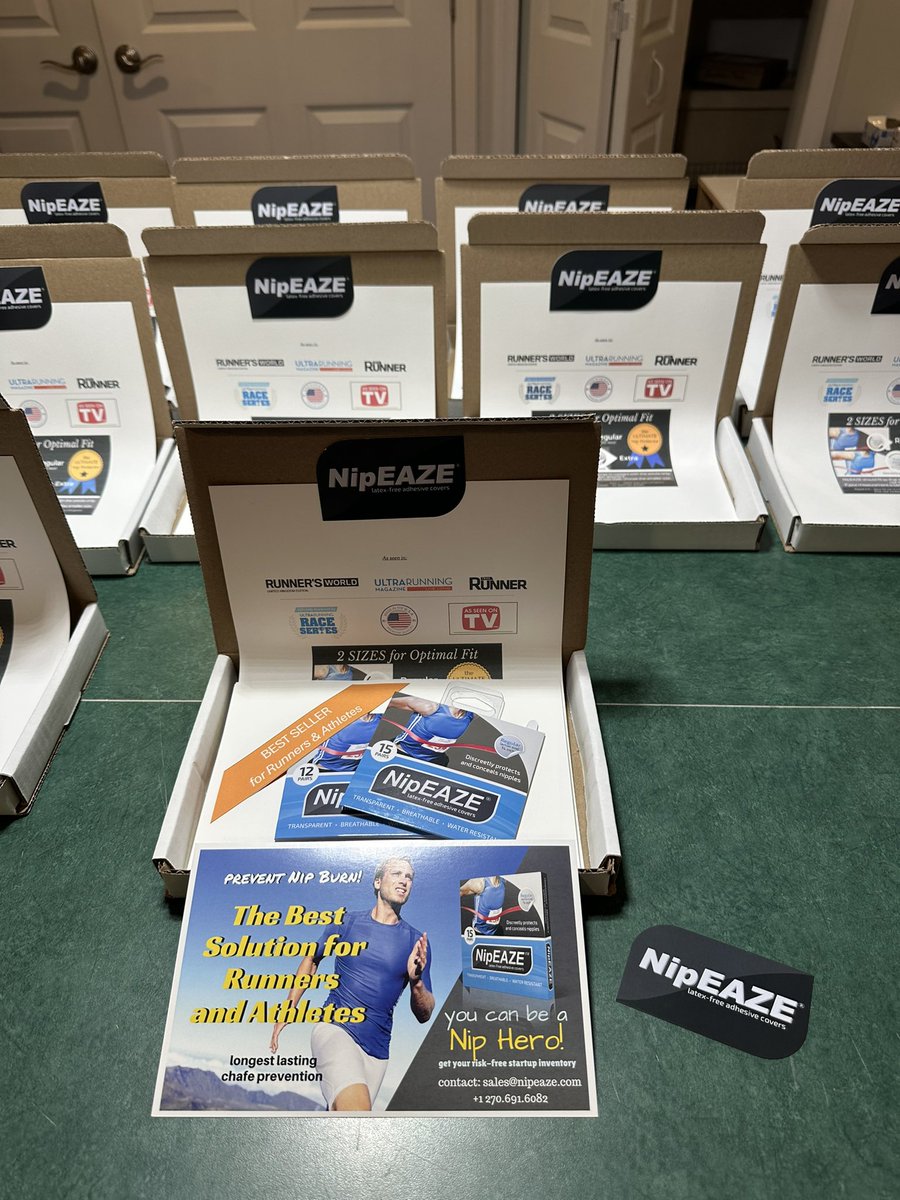 NipEaze's tweet photo. Running Store or Apparel Shop? Email us for a free promo box and find out why nearly 3 million pairs were sold last year. NipEaze is the Original Sports Nipple Cover for Men and Women. Email us today.. sales@nipeaze.com
#runningstore #runningcommunity #apparel #boutique https://t.co/K5v5h2rqYW