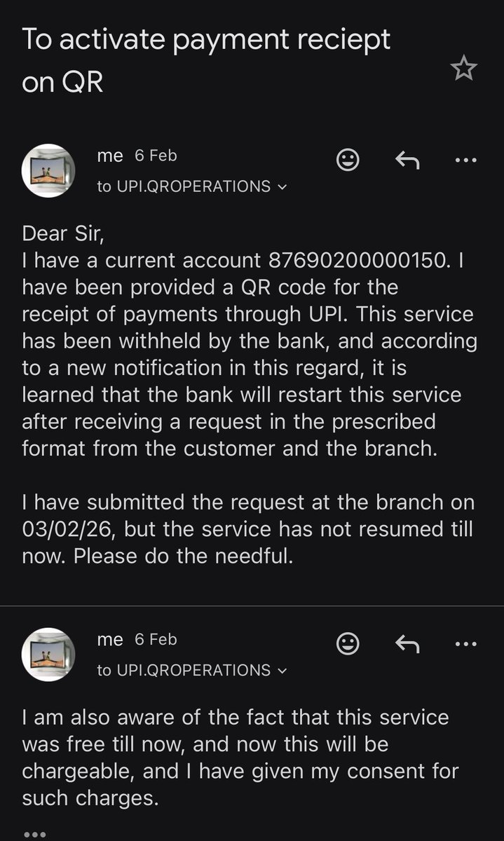 CsDevesh's tweet photo. @bankofbaroda my concerns are still unresolved i have mailed at address you provided plz resolve https://t.co/JFT71xR7vf