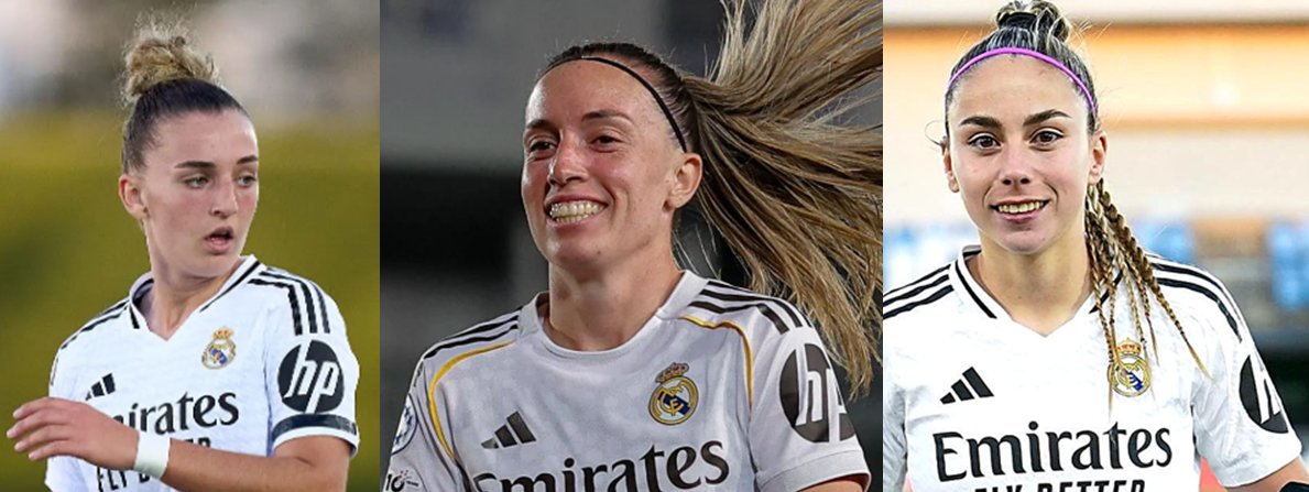 Irune Dorado, Eva Navarro i Athenea del Castillo, alumnes avantatjades de l'escola de Ramos i Pepe: joc brut i impunitat arbitral.