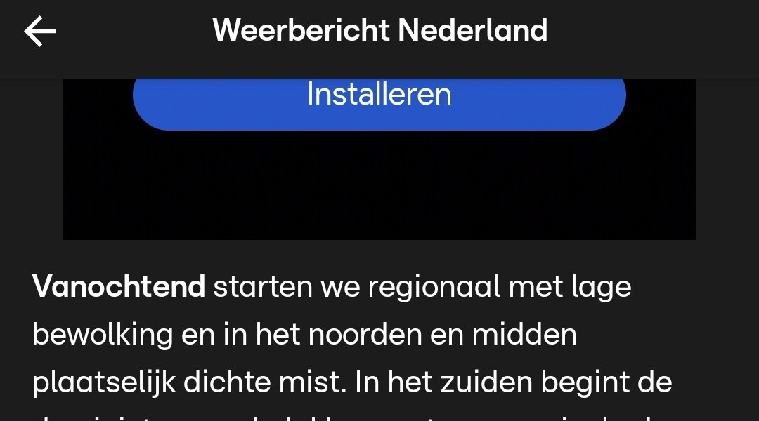 Ik ben nou wel nieuwsgierig naar waar de grens ligt tussen mist en lage bewolking 🤣