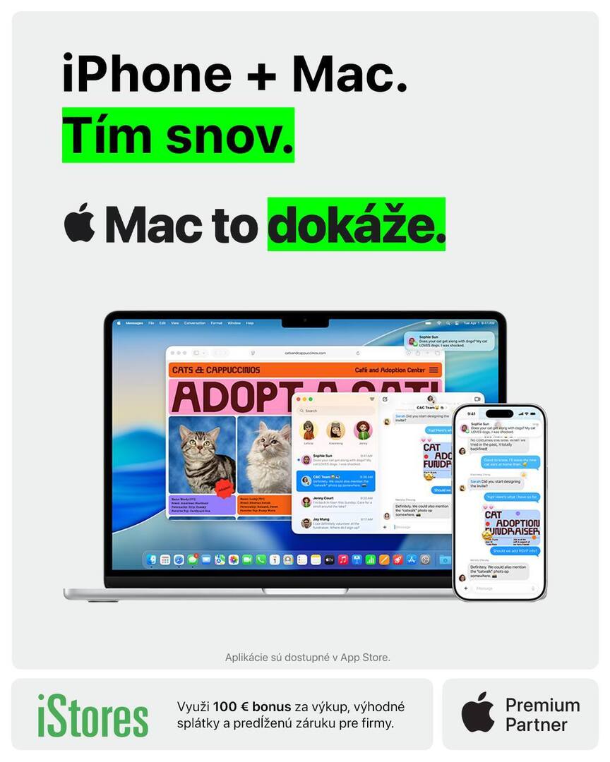 Ak miluješ #iPhone, zamiluješ si aj #Mac. Vymeň svoje zariadenie za nový Mac a ušetri aj vďaka bonusu za výkup starších zariadení.

Využi 100 € bonus za výkup, výhodné splátky a predĺženú záruku pre firmy.

✅ istores.sk/objavmac
#Apple #vykup #star… instagr.am/p/DUcv7ENjx5e/