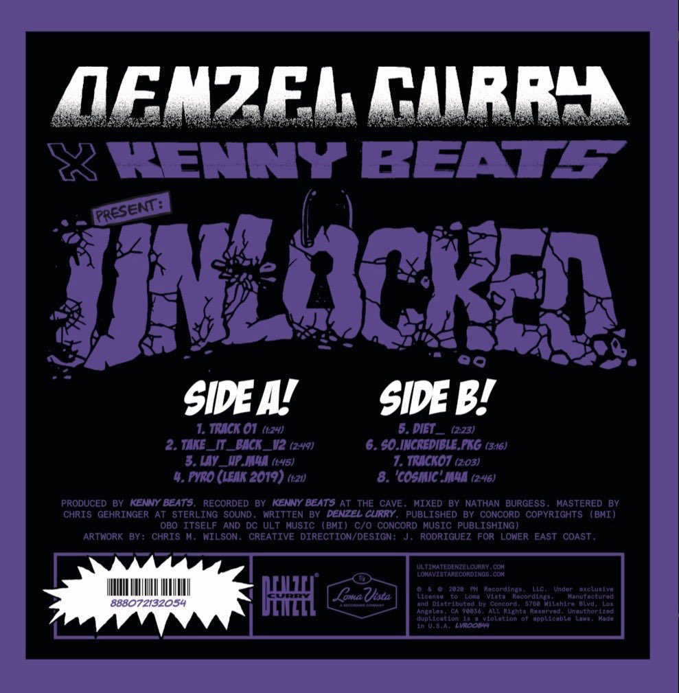 6 years ago today, Denzel Curry &amp; Kenny Beats released their collab EP ‘UNLOCKED’ (2020) 🔓

Favorite track on this project?