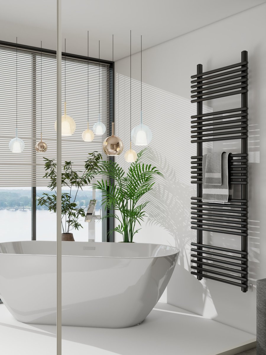 TONA_Bath's tweet photo. 🖤 Monochrome Serenity
A minimalist sanctuary for pure, adult relaxation. An egg bathtub by the window captures the light — turning soaks into meditative escapes. 
→ Vanity: TONA Wave
→ Bathtub: TONA Flora
#MinimalistBathroom #MonochromeDesign #HomeSpa https://t.co/vdJpCliQ1B