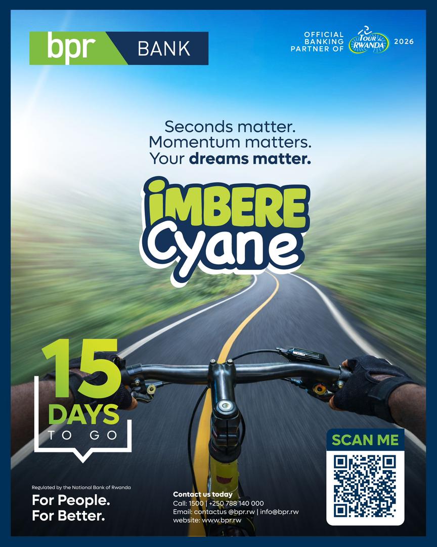 In cycling, every second counts.
In life, every dream does.

#15Days until the wheels start spinning #ImbereCyane.

<a href="/cyclingrwanda/">𝙁𝙀𝙍𝙒𝘼𝘾𝙔</a>