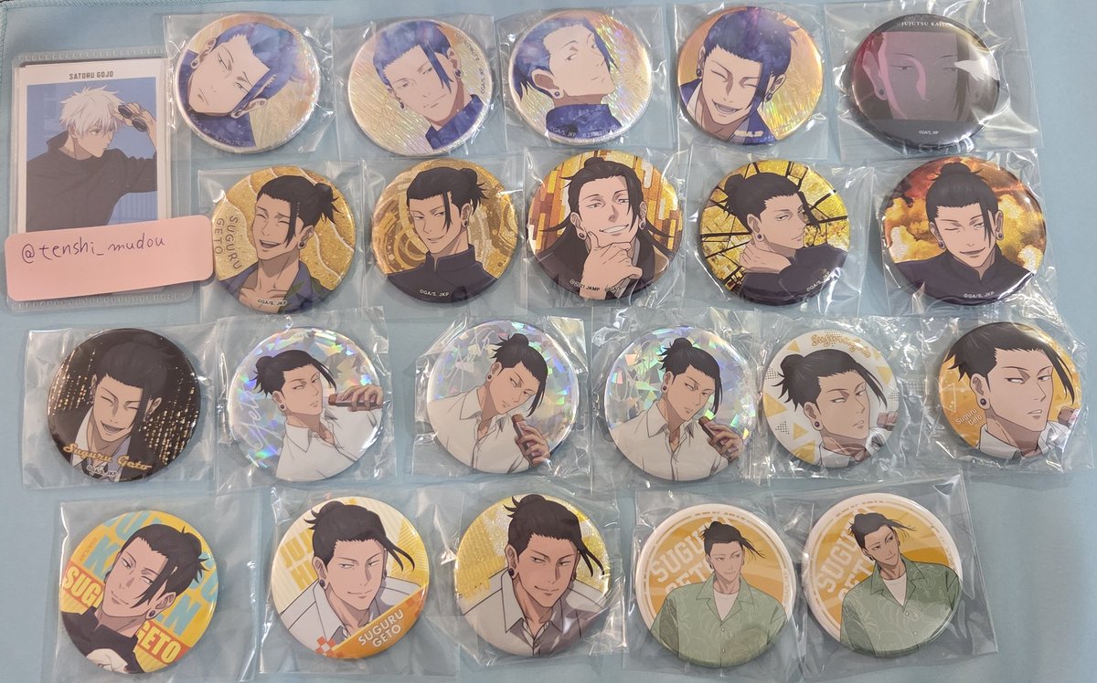 交換】呪術廻戦 缶バッジ アクスタ 特典 ポストカード クリアカード 譲