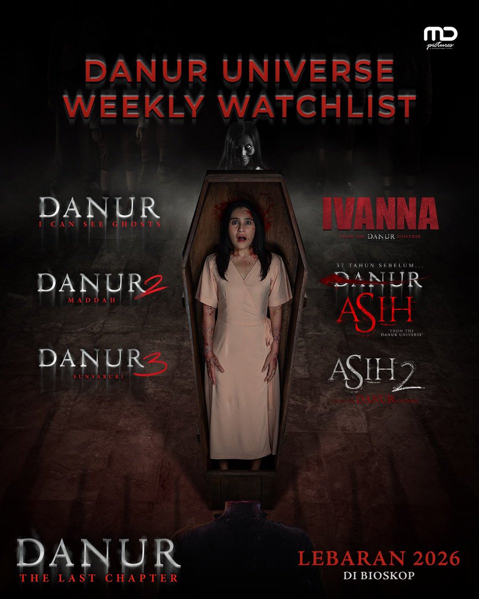 Lebaran sebentar lagi~ movie marathon dulu yuk sebelum nonton Danur: The Last Chapter!

Danur: The Last Chapter LEBARAN 2026
di BIOSKOP!

#Danur
#DanurUniverse
#DanurTheLastChapter
#MDPictures