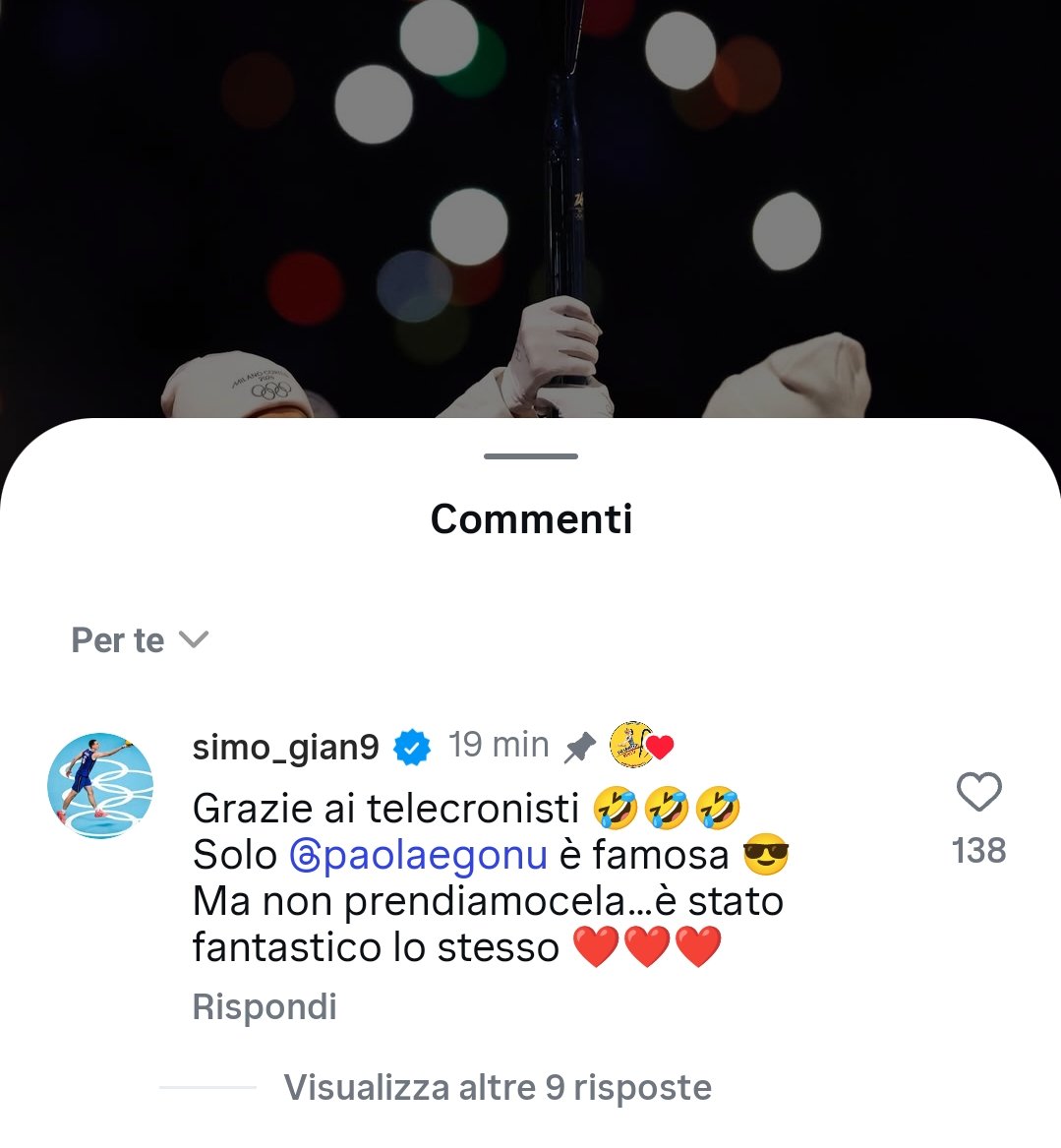 jacko_cecilia's tweet photo. #simonegiannelli che spiega le capacità dei telecronisti #Rai
😅😅😅
#cerimoniadiapertura
#MilanoCortinaOlympic2026 https://t.co/spossLsb8V