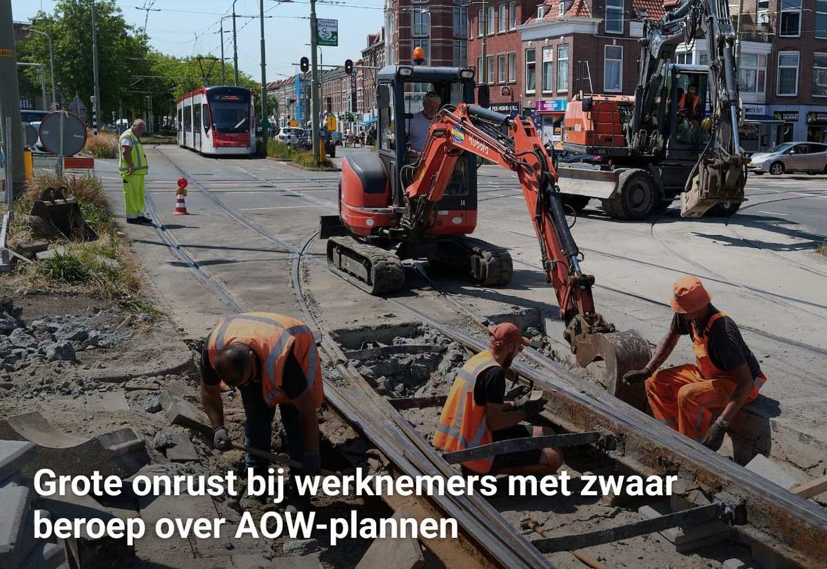 maartenbrink's tweet photo. Grote onrust bij werknemers met zwaar beroep over #AOW-plannen.
https://t.co/uuVbqLT0aF
#RVU #RVUpolitie #pensioen #politie #zwaarwerk https://t.co/Y5yabMDp1P