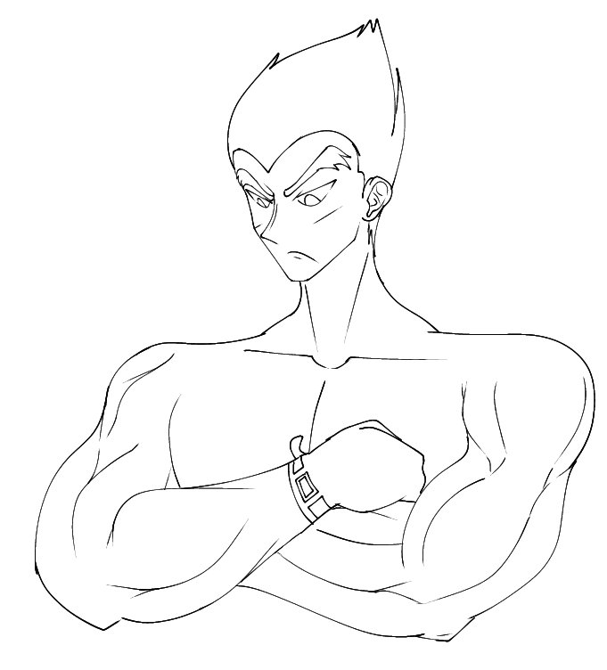 PunchArt02's tweet photo. You know, I think drawing arms crossed is pretty difficult. https://t.co/M64OmnoobH