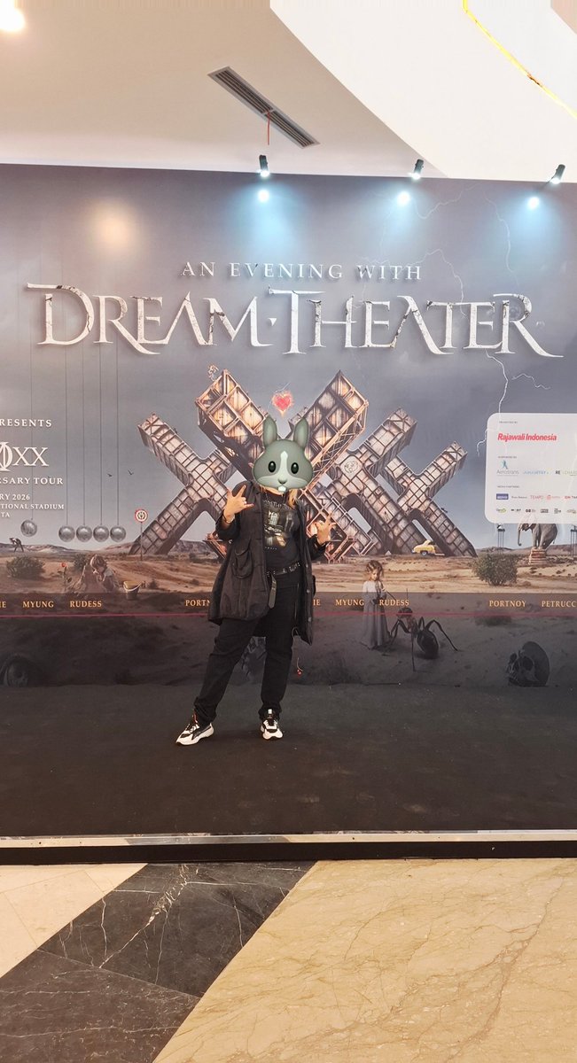 Yay! Gonna see Dream Theater Tonight at Jakarta!
