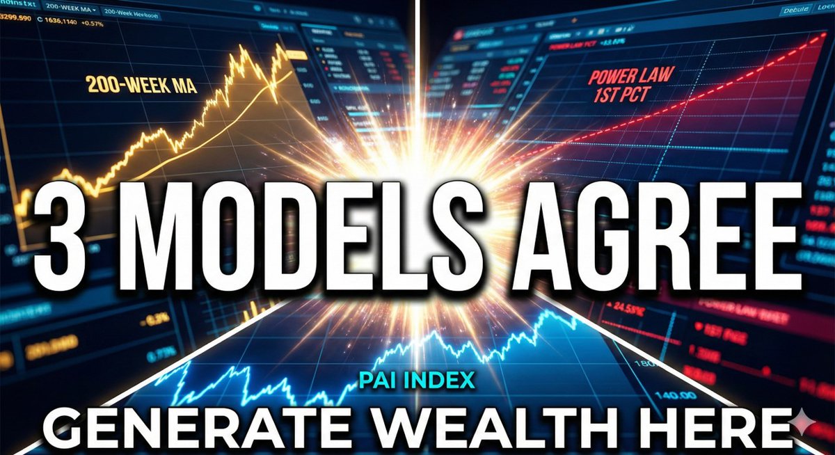 PowerLawInvest's tweet photo. Bitcoin is flirting with $70k, but don't let the market noise distract you. 📉

I just triangulated 3 independent mathematical models—and they are all screaming for the same floor.

While others panic or hype, we follow the data. 📊🧵 (1/2) https://t.co/6FSVraM13j