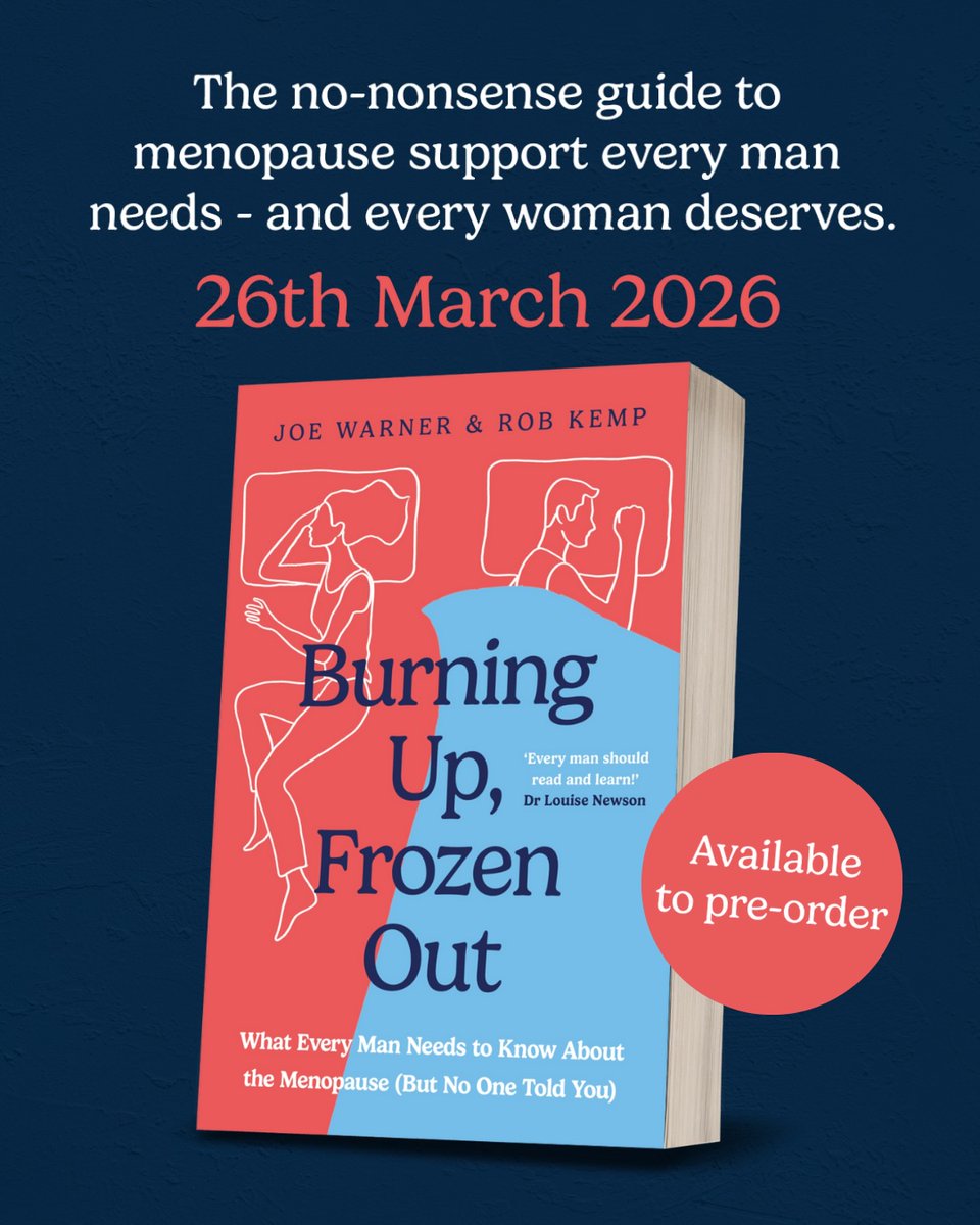 My new book - Burning Up, Frozen Out - is all about helping men better support their partner through perimenopause.

But a big part of that is understanding what’s happening to you in midlife too.

Get this free chapter: Men, Mojo and the Midlife Crisis at burningupfrozenout.com