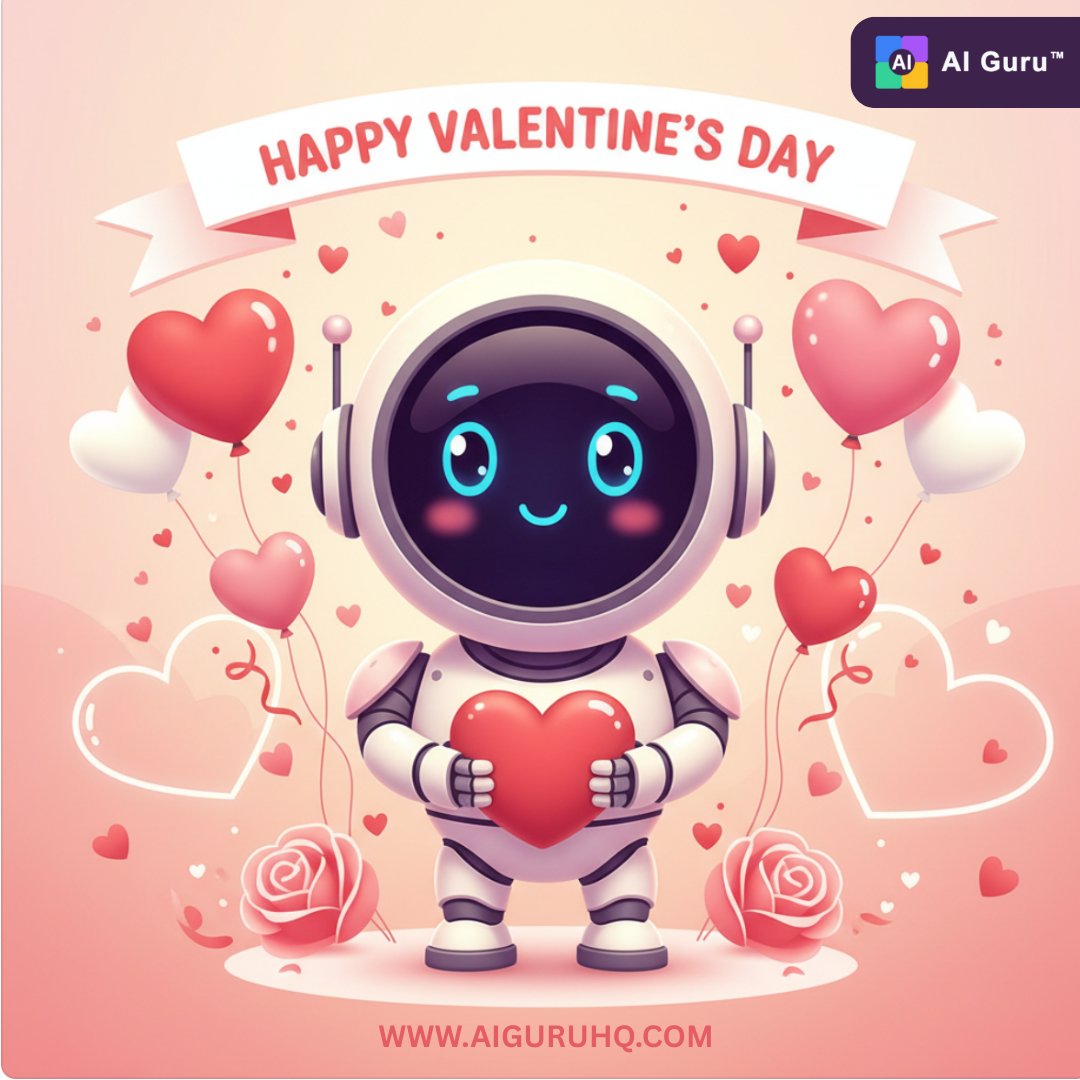 aiguruin's tweet image. At AI Guru, technology is built with heart.
This Valentine’s Day, we celebrate innovation driven by empathy, trust, and meaningful connections.

— AI Guru Team

#AIGuru #ValentinesDay #AIWithHeart #HumanCentricAI #InnovationWithPurpose #CorporateCulture