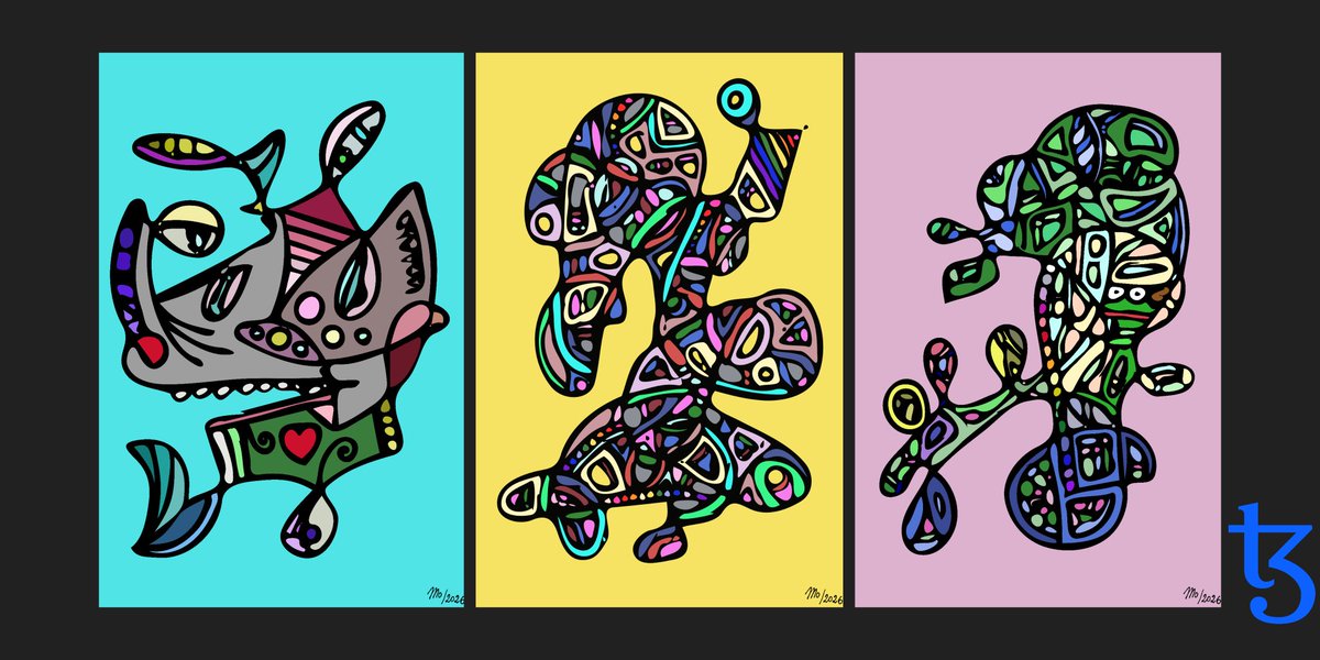 Good morning, sexy people in NFTs ❤️

When you see this, it could be a reminder to get a Monika 1/1 on Tezos.

"Fox Shark Eyes"
"The Turtle Bearing the Weight of the World"
"Mr Frog in his Happy Place"
1/1s · 57ꜩ

Happy weekend!

Love, Monika 💕