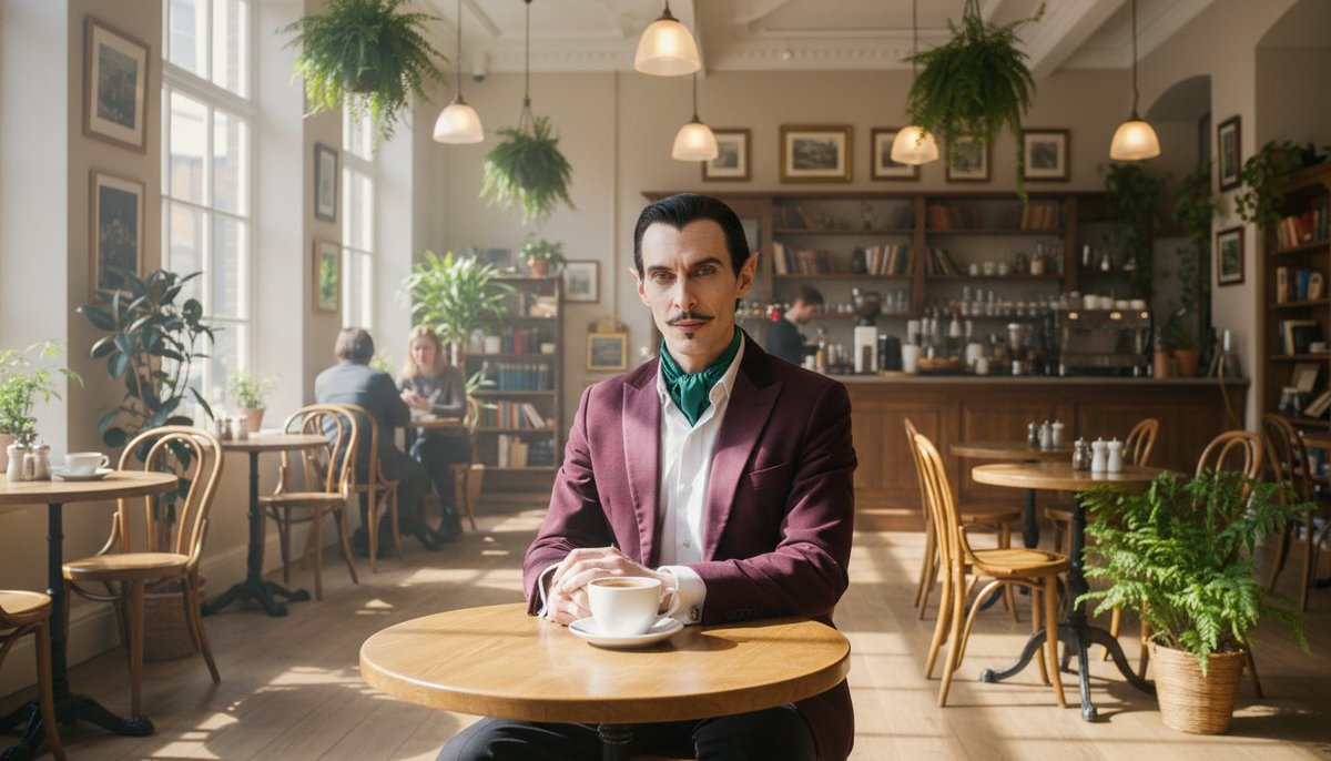 GrumpyCatGuru's tweet image. Today's menu? A dash of daylight and a sprinkle of surprise. Finding joy in the little stirrings. 🍵 Who's up for a soulful chat in the café-studio today? #LifeInBalance