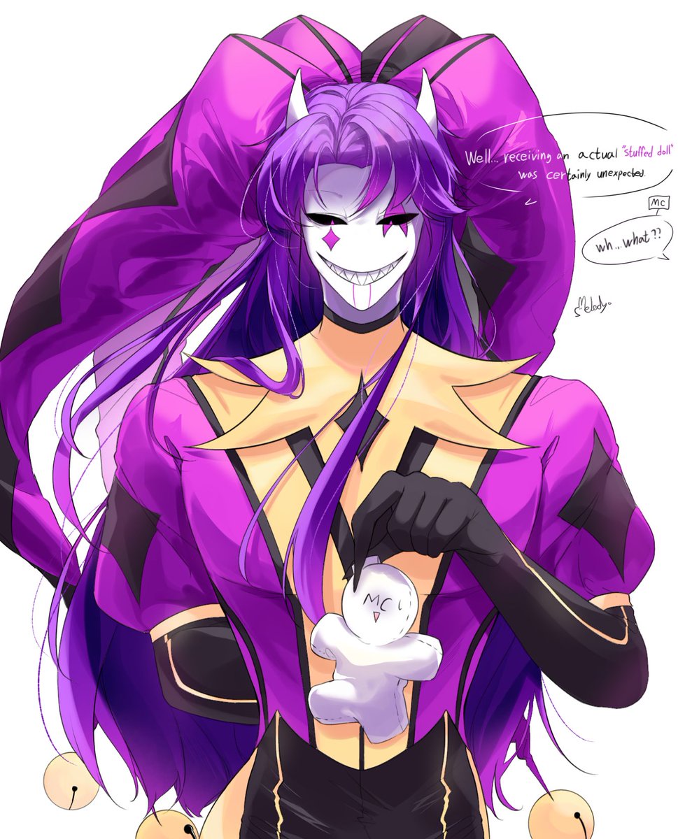 Melody_lhj's tweet photo. #thefreakcircus #tfc
#jester

‘What if the circus members got dolls that resemble the MC?'😋

-Jester🔮- https://t.co/79wZDPYe0y