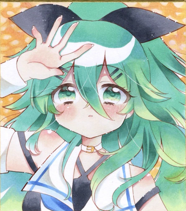 ゴロゴロ山風 #山風 #彩海艦娘2026 #コピック #アナログ