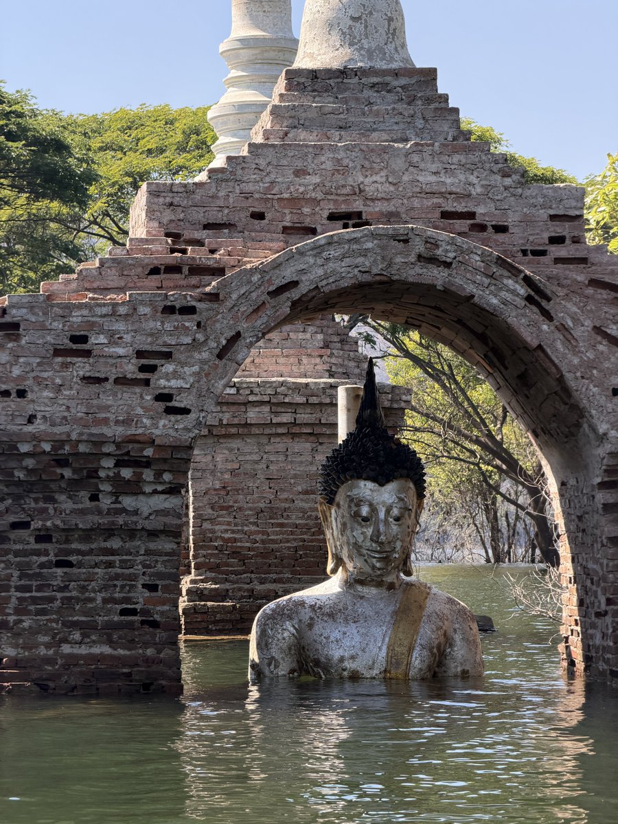 Dekchaikumkom's tweet image. วัดกลางน้ำ จ.ลำพูน ที่ล้อมรอมด้วยต้นฉำฉา นั่งเรือ 10 นาที ตรงแพที่เดียวกับไปโรงเรียนเรือนแพ หนังเรื่องคิดถึงวิทยา วัดของจริงสวยมาก น่าขนลุก แถมยังมีต้มฉำฉากลางน้ำอีกด้วย 

📍วัดบ้านเก่า วัดกลางแม่น้ำปิง , อุทานแห่งชาติแม่ปิง จ.ลำพูน