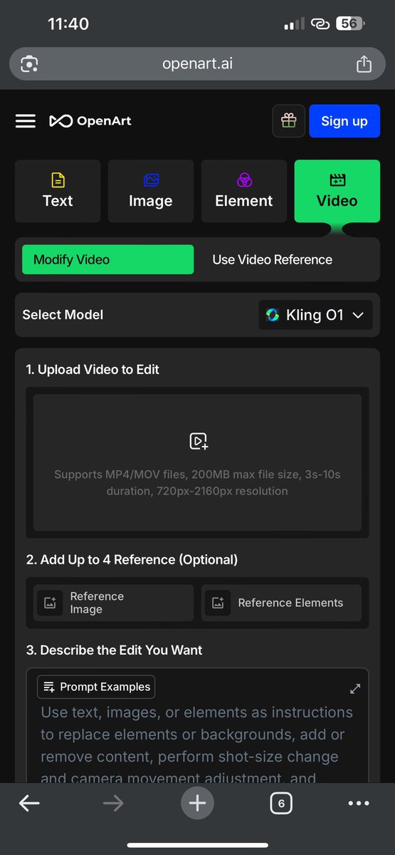 The AI website he’s been gate keeping get creative with your prompts