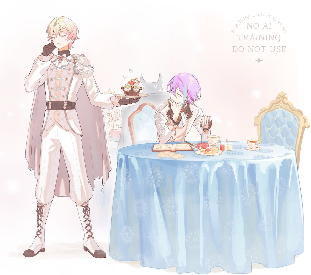 _YEONJI__'s tweet image. 💛💜🍫