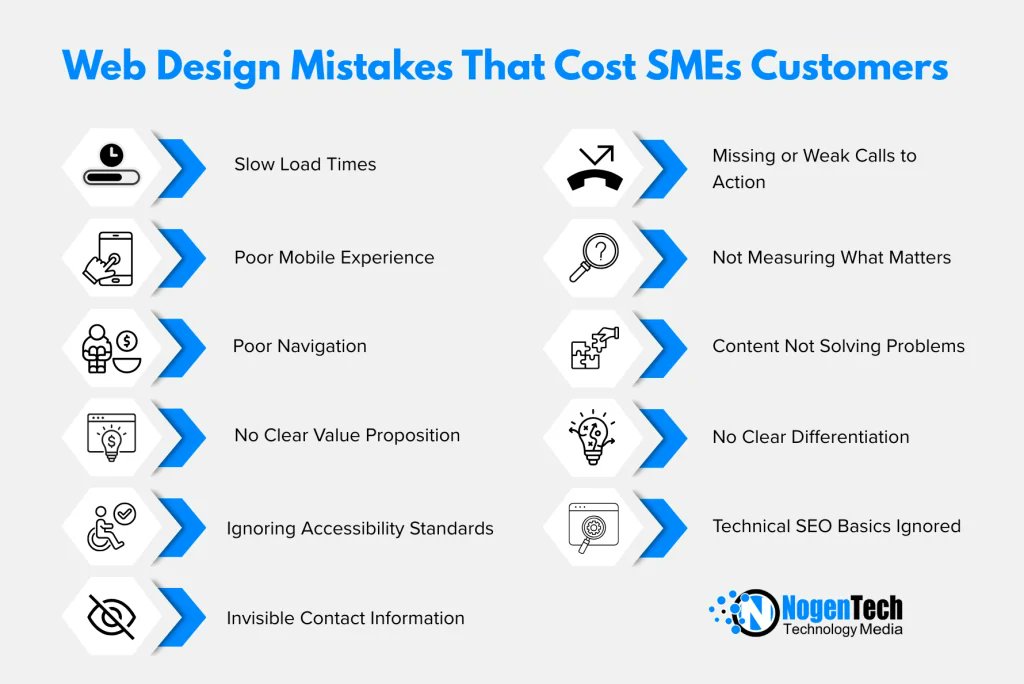 Nogentechblog's tweet image. Is your website leaking profit? 

These 11 design mistakes are the silent killers of SME growth. 

See the full strategic breakdown and expert recovery roadmap on the Official NogenTech Blog:

nogentech.org/web-design-mis…

#WebDesign #ConversionOptimization #NogenTech