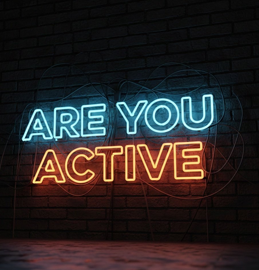 Active right now.

Then gain followers.

Here to grow💯🤝