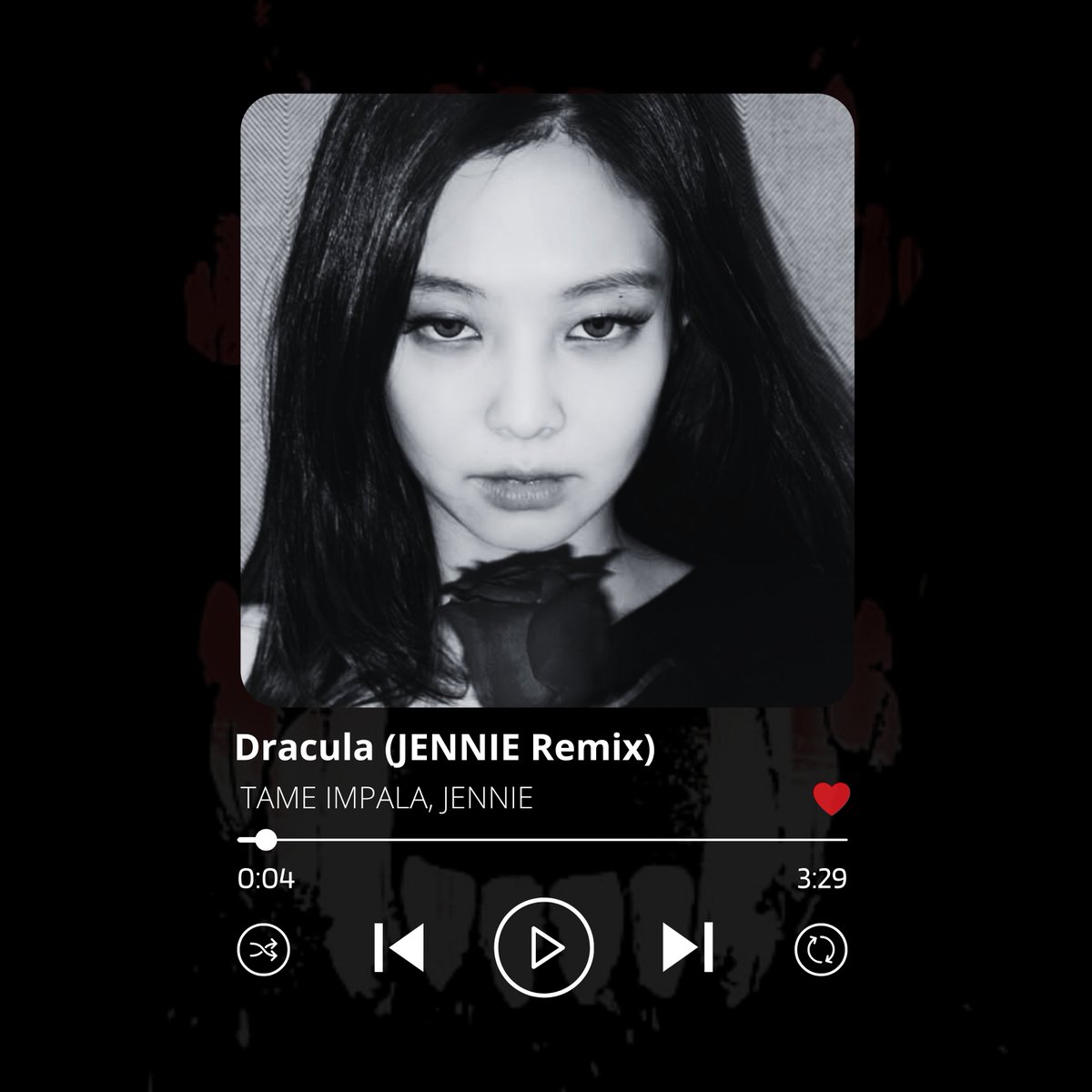 ARE YOU STILL STREAMING? WE NEED BOTH SPOTIFY AND YOUTUBE LYRIC VIDEO NUMBERS! Reply streaming proof below ⬇️⬇️⬇️

tameimpala.lnk.to/dracularemix

🦇 Dracula - LJ Focused
open.spotify.com/playlist/3TqeU…

🦇 Like Jennie x Dracula Remix 
open.spotify.com/playlist/6b6Xx…

🦇 Dracula Remix x Like Jennie &amp;