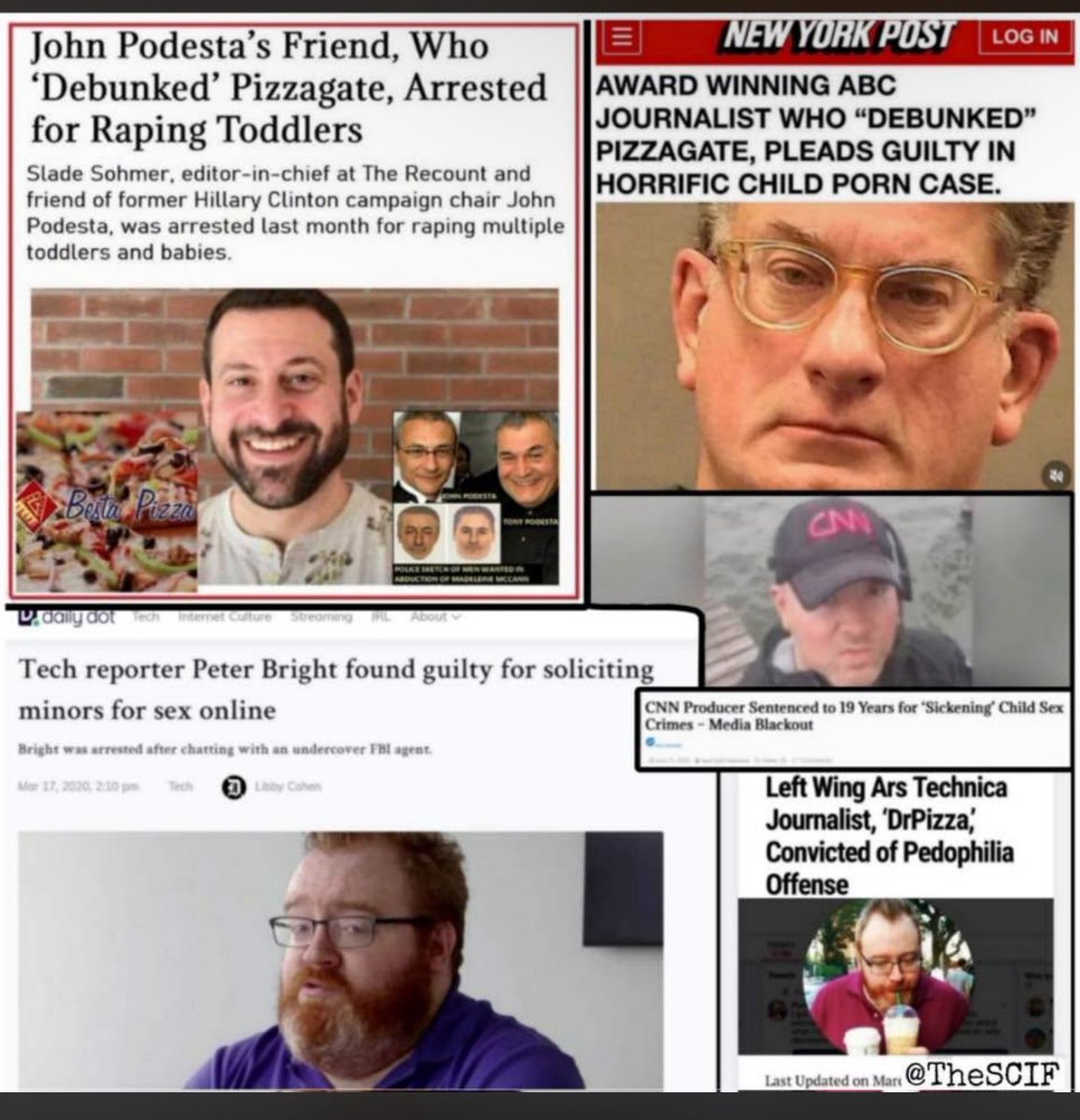 LeilaniDowding's tweet image. Just remember quite a few of the “journalists” who “debunked” PIZZAGATE were convicted for being pedophiles!!