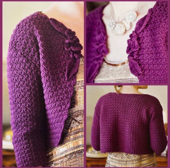 DDCrochetDesign's tweet image. Crochet Cropped Cardigan 💜

This beautiful bolero featuring a lovely flower collar. Perfect for any occasion, it’s an eye-catching piece that will add a touch of magic to your spring or summer wardrobe 🧶

dwcrochetpatterns.etsy.com/uk/listing/151…

#MHHSBD #craftbizparty #crochetpattern #crafts