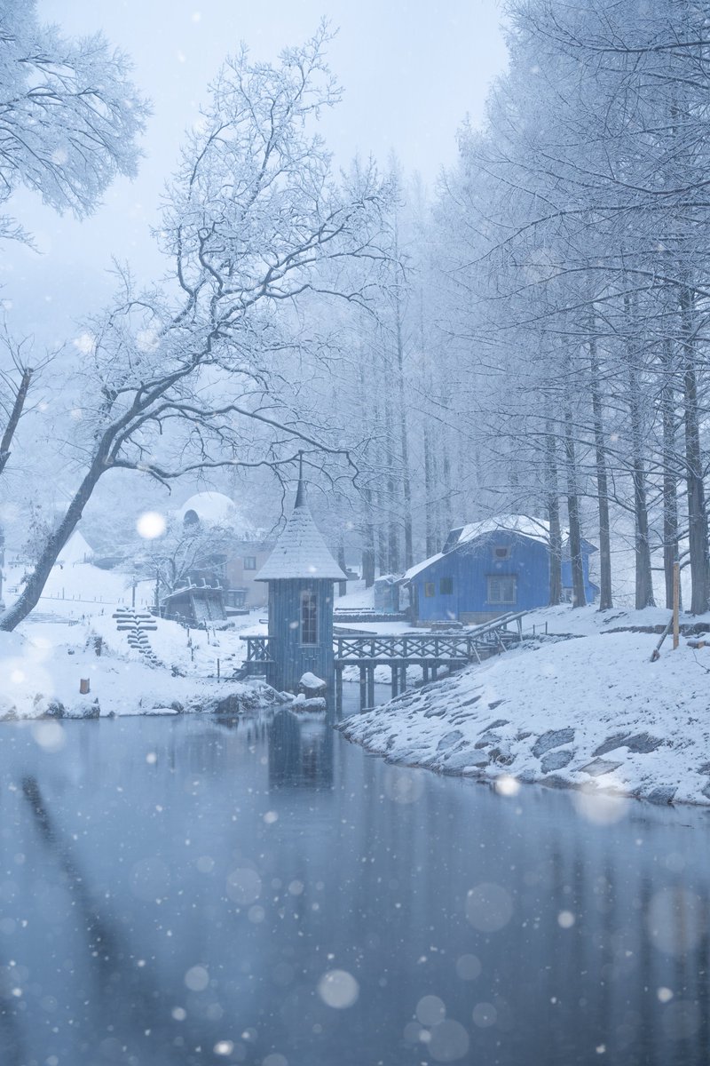 雪が積もったら、それはもうムーミンの世界