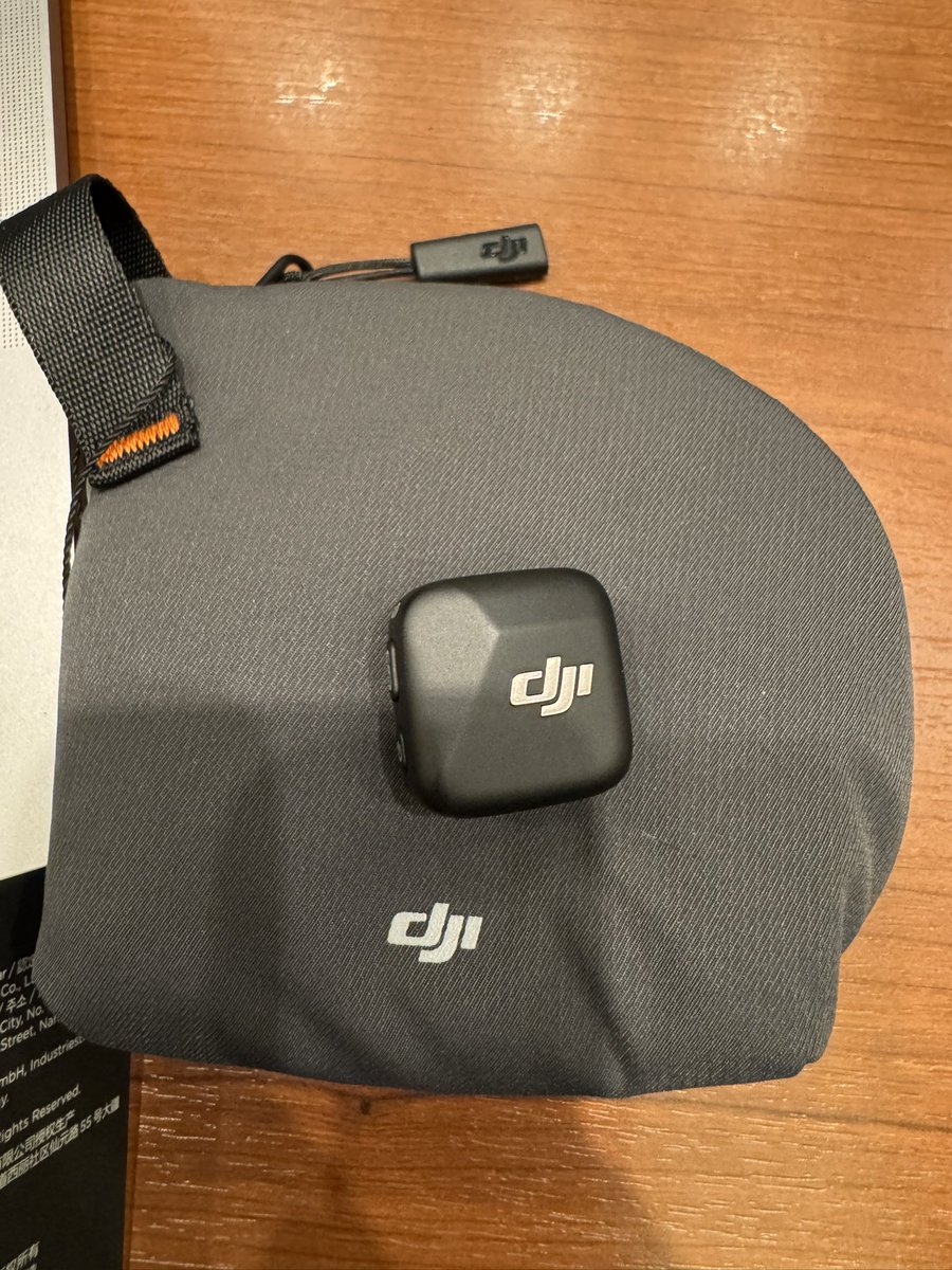 谢谢大哥送我dji mic mini，以后vibe coding更爽了