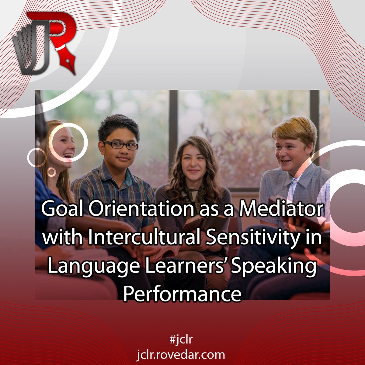 JCLR_editor's tweet photo. Goal Orientation as a Mediator with Intercultural Sensitivity in Language Learners’ Speaking Performance👇🏻
Available at :https://t.co/tr964blRkn

 #education #language_learning #translation #applied  #research https://t.co/1NSK5I1LiG