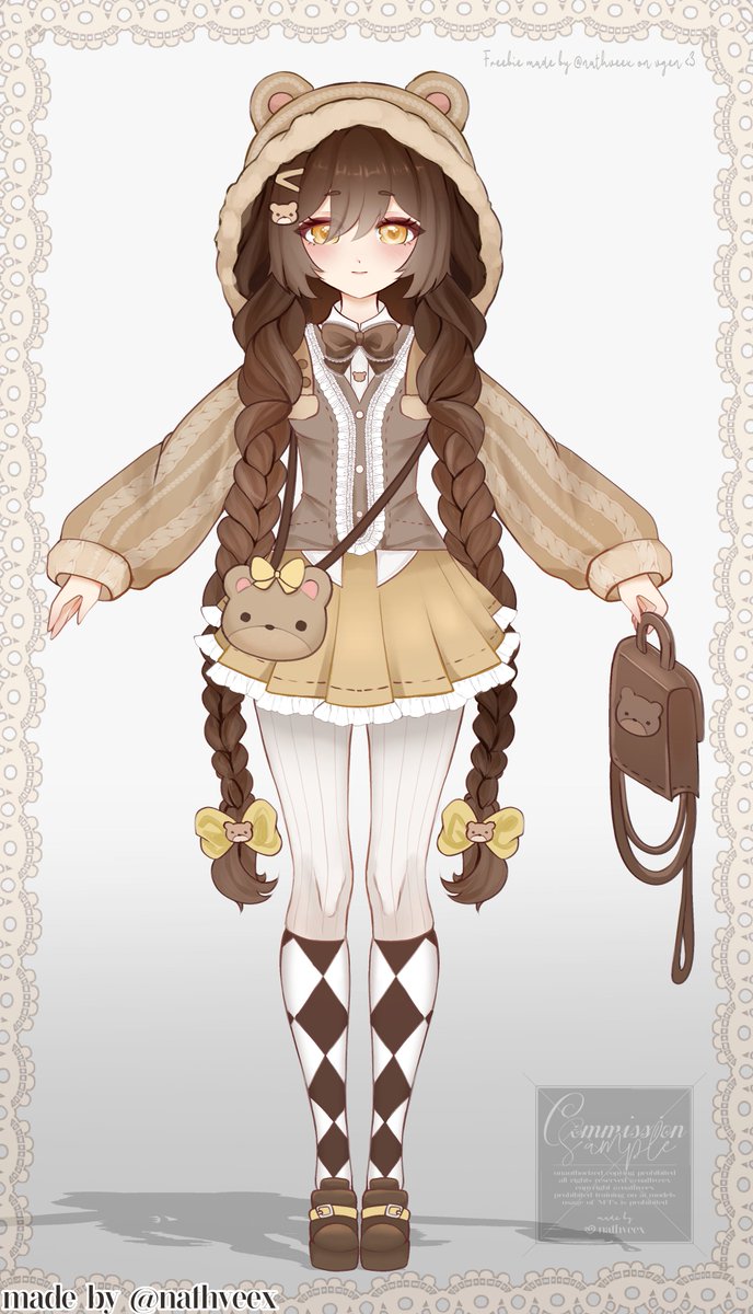 Made an art raffle n this is what the winner got 🥹 ( simple rendering tho ) in love w the bear fit ☺️
Vgen.co/nathveex
#art #artcommission