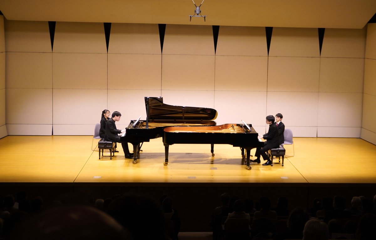 hall_kunitachi's tweet photo. 東京ネットワーク計画 東京音楽コンクール入賞者による 2台ピアノ・コンサート
終演いたしました💐
寒い中ご来場いただきました皆様ありがとうございました。 https://t.co/euQiKXjMwA
