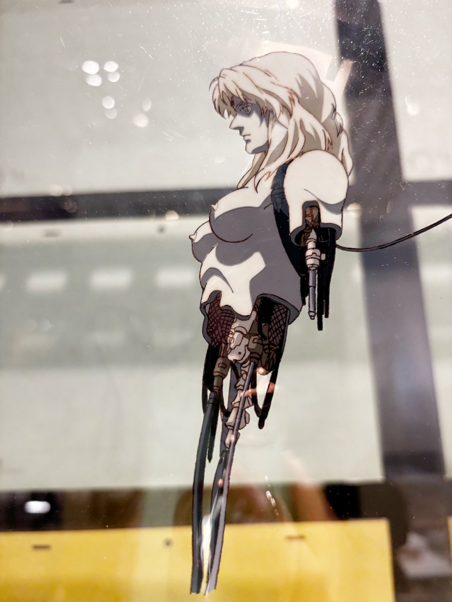攻殻機動隊展‼️
アニメってこんな美麗画像を1秒に8枚とかそれ以上描いてるのエグすぎて知恵熱出るかと思った。文化財じゃん…国の宝、人類の秘宝…
手描きの背景も、一体アナログでどう描いてるんだよ…っこれ一枚が芸術的価値高いのにセル画乗って動くのわけがわからない。

最高だった…
脳が燃えた 