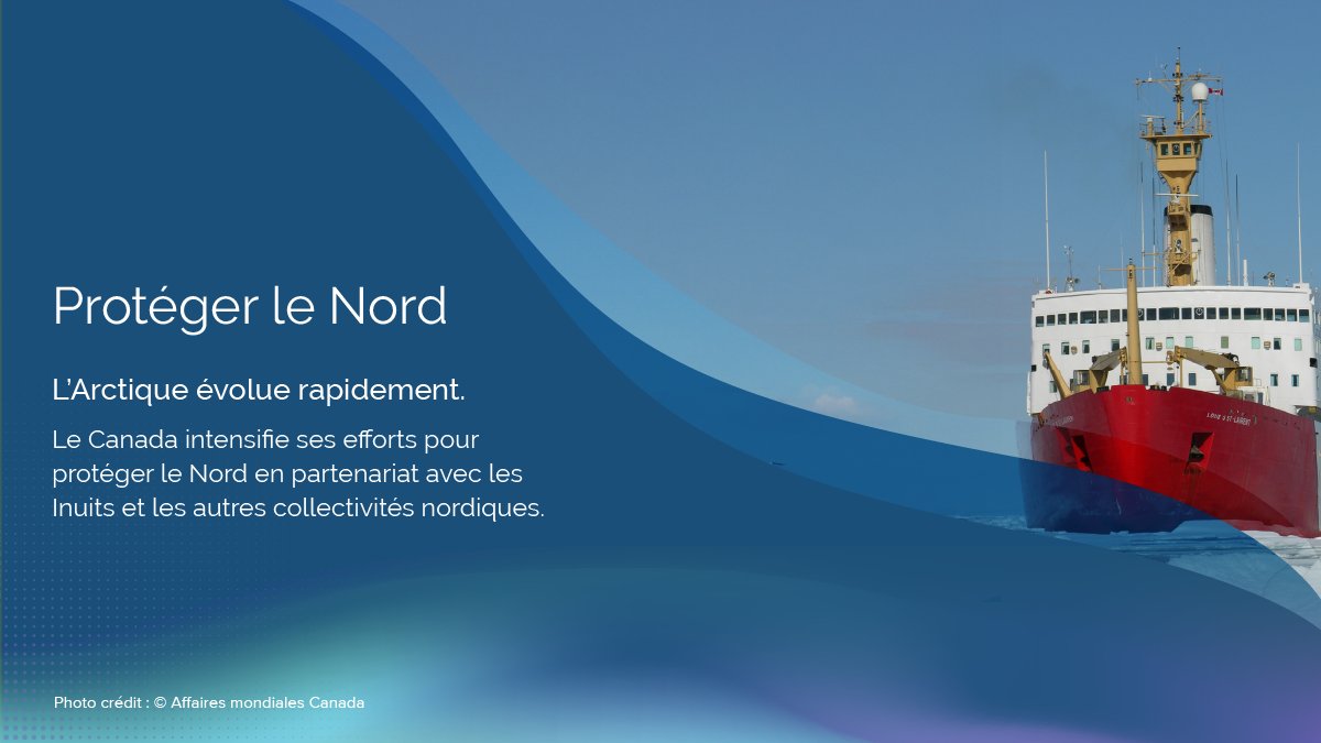 Protéger le Nord
L’Arctique évolue rapidement.
Le Canada intensifie ses efforts pour protéger le Nord en partenariat avec les Inuits et les autres collectivités nordiques.