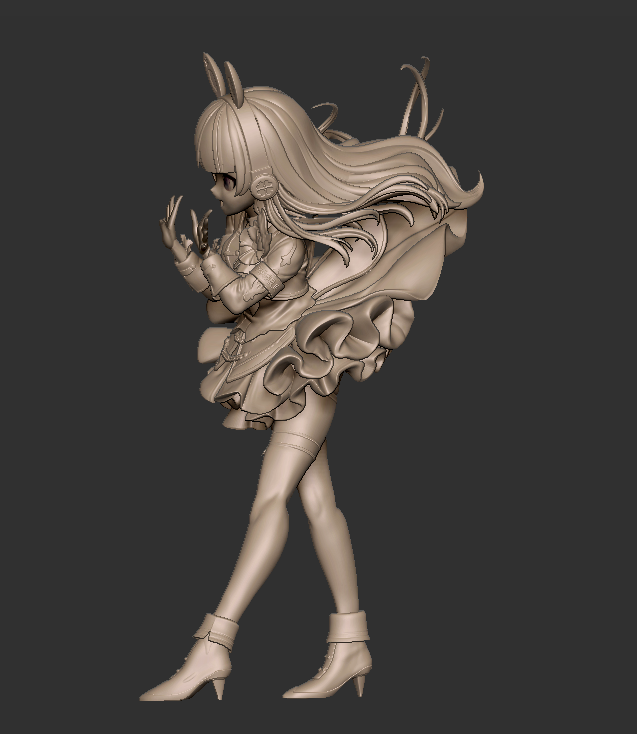 「FANTASIA共通衣装・月ノ美兎委員長」髪の毛の造形難しくて前の投稿から造形進んでません・・※今回のワンフェスには出ません。
#みとあーと #月ノ美兎