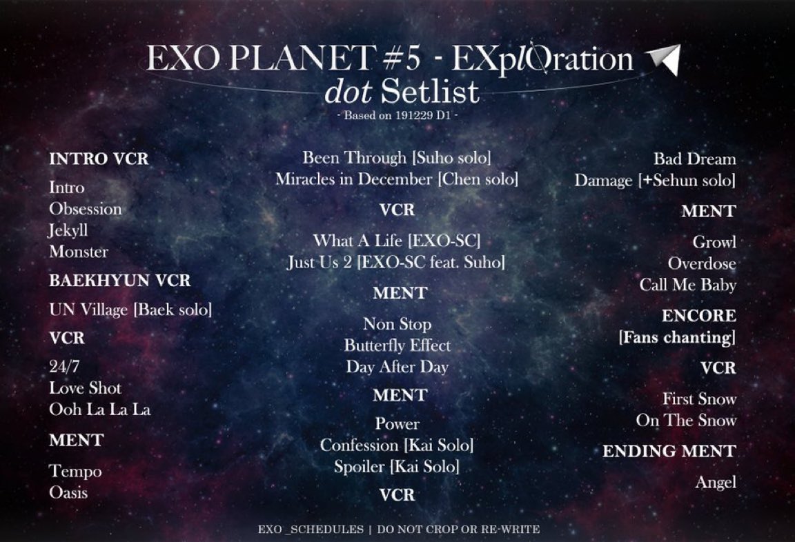 This setlist sounded like a dream...