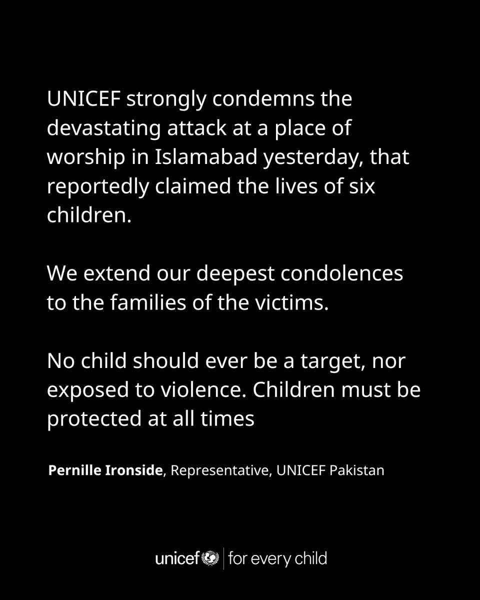 UNICEF Pakistan tweet media