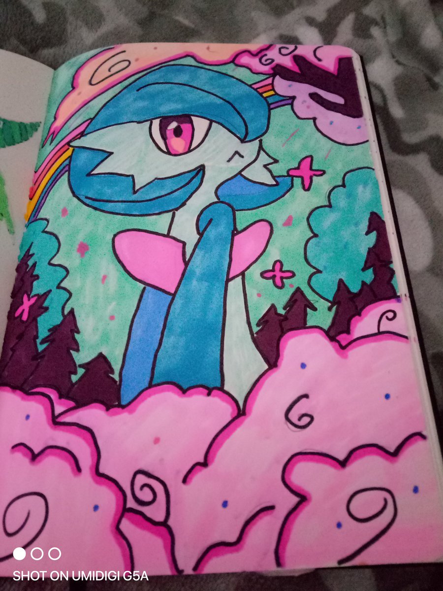 Gestern noch ein Full-Art Bild gemalt 😋