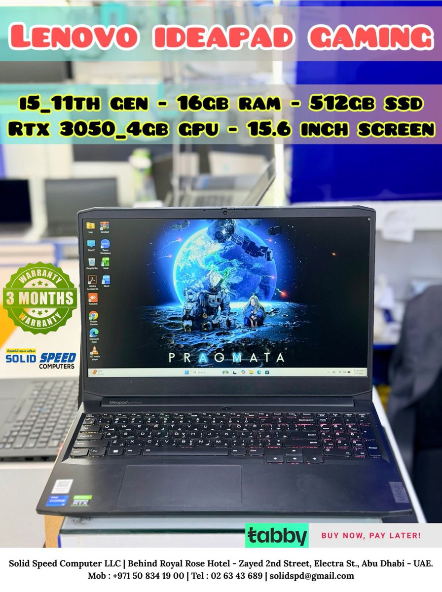 solidspd's tweet image. Tabby Available with 4 instalment
𝐒𝐨𝐥𝐢𝐝 𝐒𝐩𝐞𝐞𝐝 𝐂𝐨𝐦𝐩𝐮𝐭𝐞𝐫 
Electra Street, Abudhabi
Ph no - 𝟎𝟓𝟎𝟖𝟑𝟒𝟏𝟗𝟎𝟎
Mail id - 𝒔𝒐𝒍𝒊𝒅𝒔𝒑𝒅@𝒈𝒎𝒂𝒊𝒍.𝒄𝒐𝒎