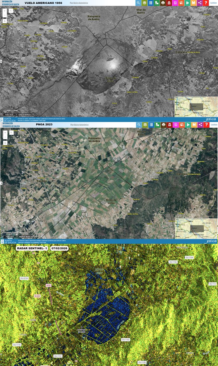 Lagoa de Antela 1956 - 2023 - Feb 2026