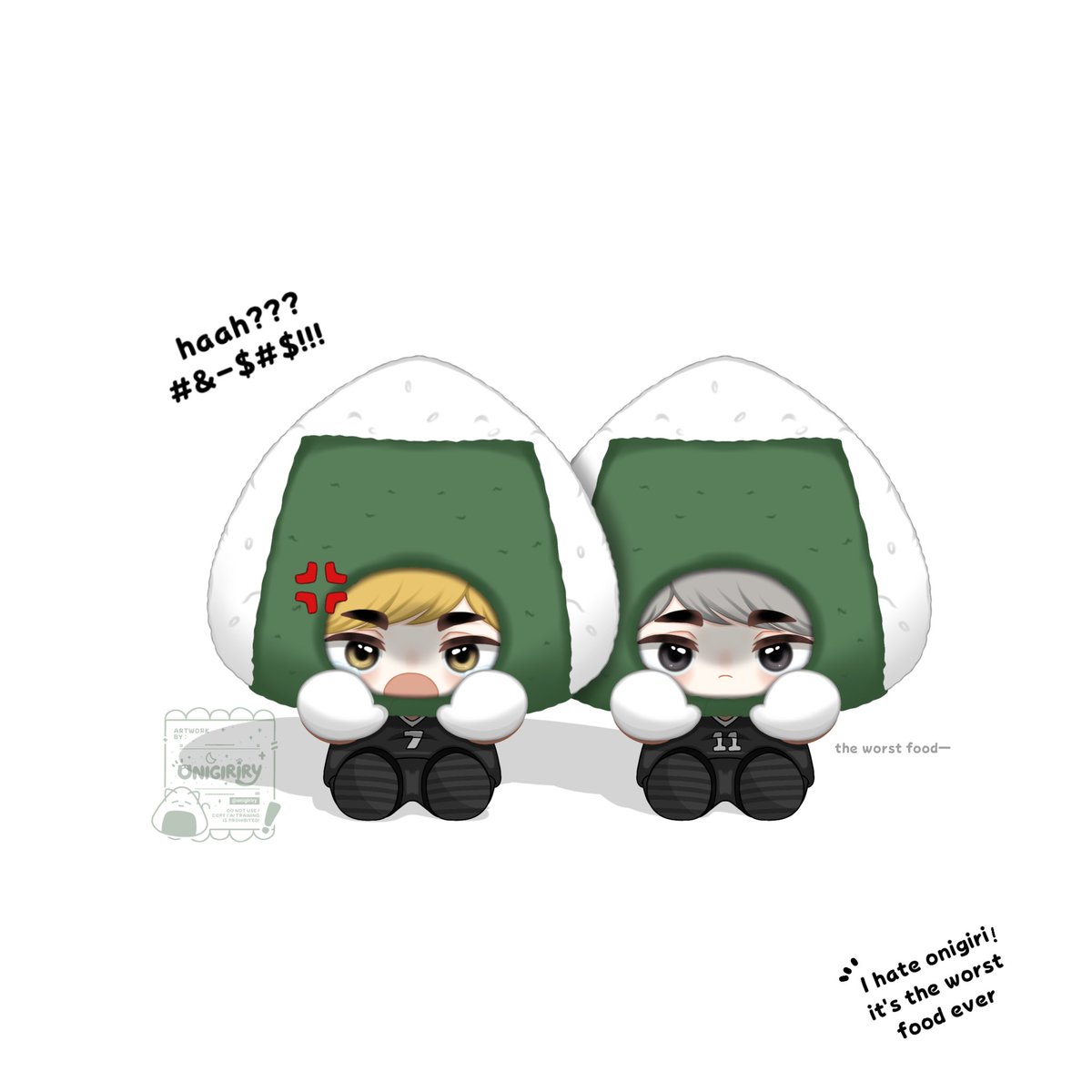 🦊🦊♥️🍙 #宮治 #宮侑 #ハイキュー