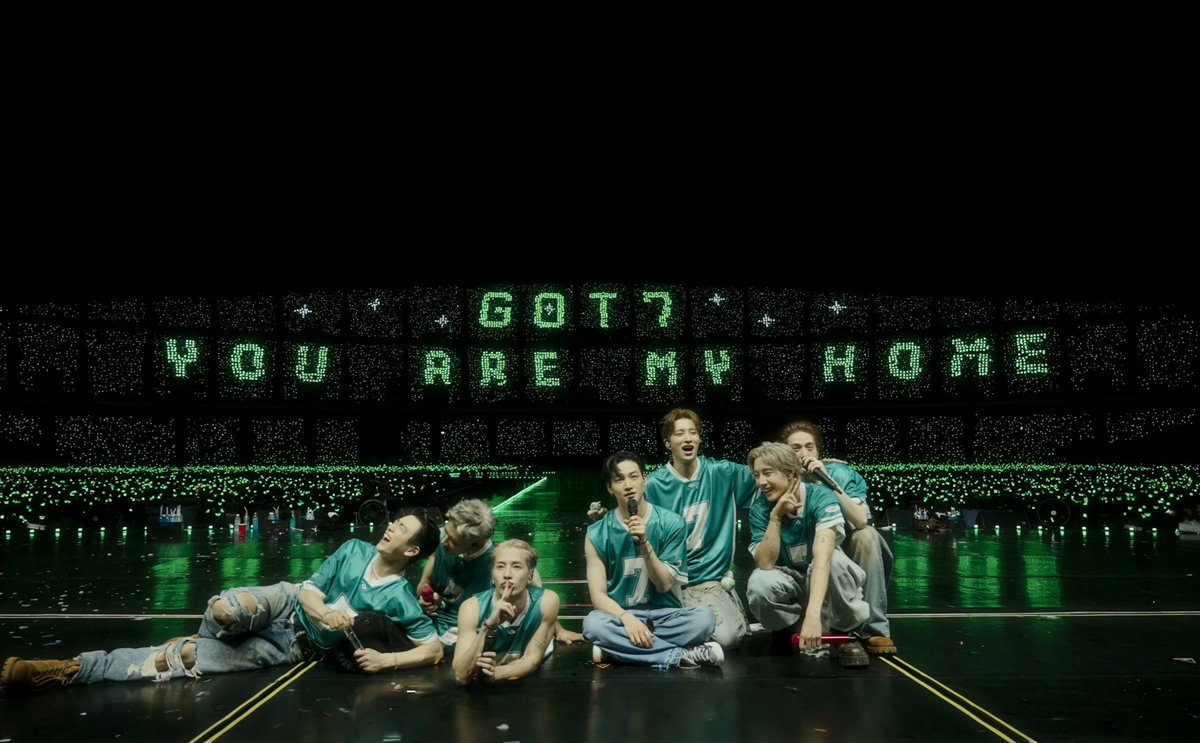 ให้นะ #GOT7 ไม่ได้คัมวงบ่อยๆ กิจกรรมวงหลายปีมีครั้ง แต่ยังได้รับความรักจากอากาเซ่ ไม่จมไม่หาย เพราะตลอดไปมีจริง สำหรับบ้านหลังนี้ 💚